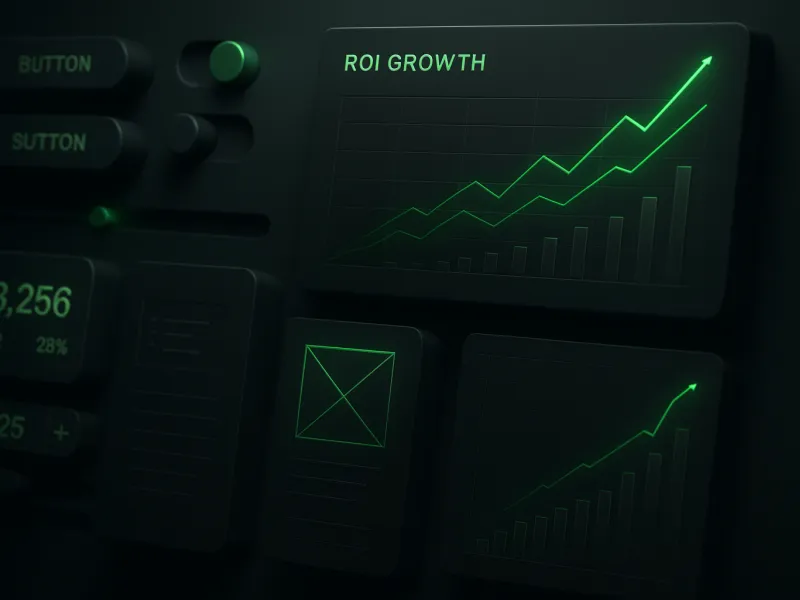 3D UI-Elemente und Grafiken